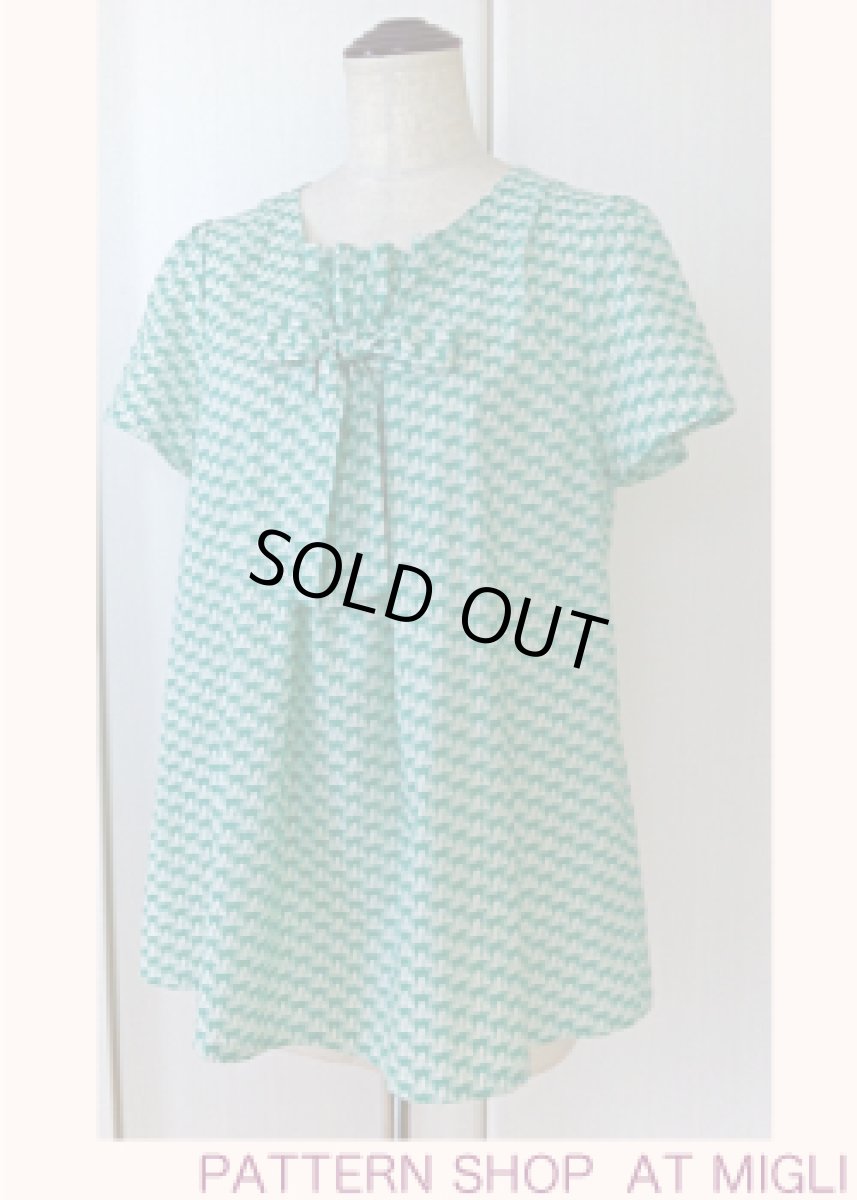 画像1: リボンブラウス (1)