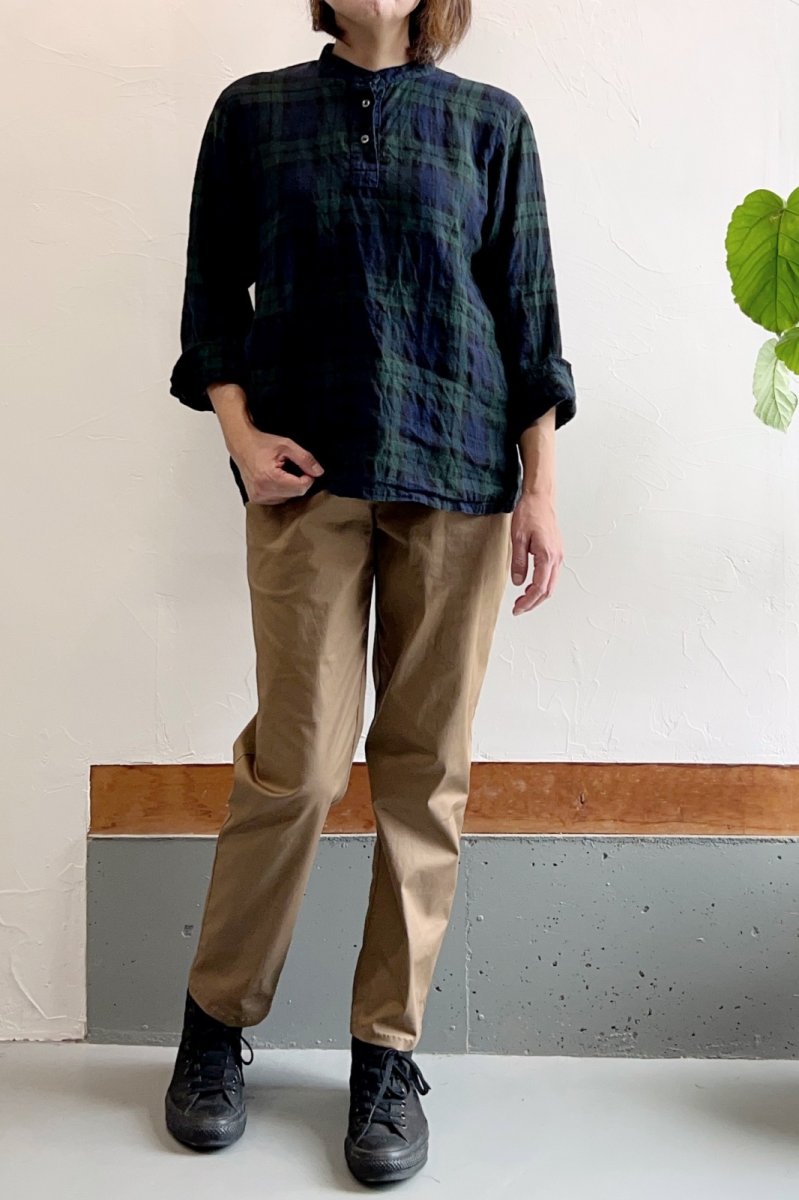 画像17: ノータックテーパードパンツ (17)