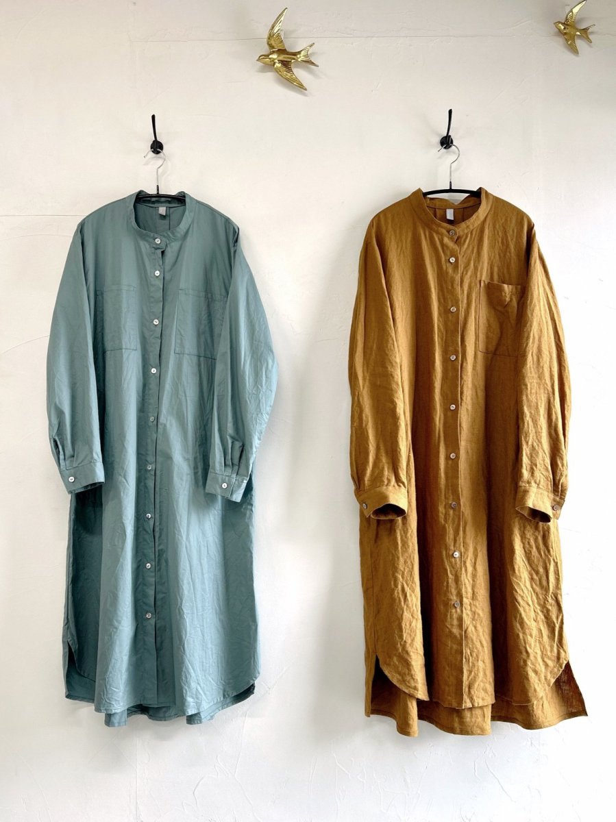 画像7: プレーンシャツワンピース (7)